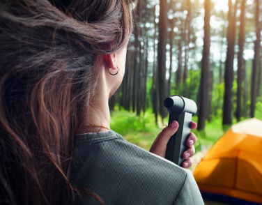 Logotrade profilreklam bild: Bärbar turbofläkt