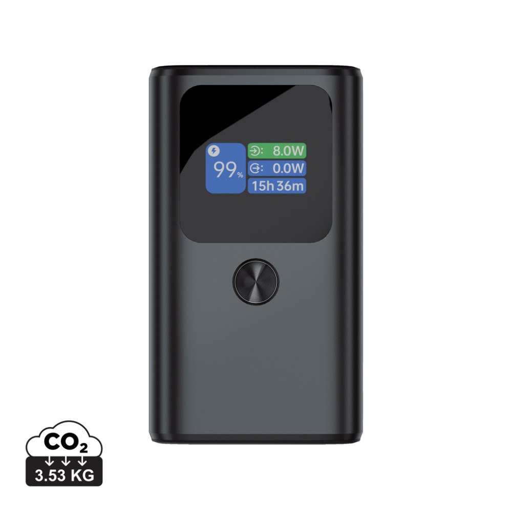 Logotrade profilprodukter bild: Urban Vitamin Campbell 55 W 10 000 mAh powerbank, fickformat