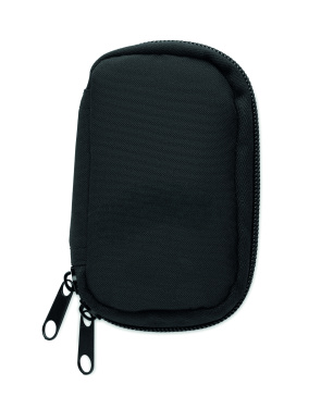 Logotrade profilreklam bild: Nyckelfodral i 300D RPET