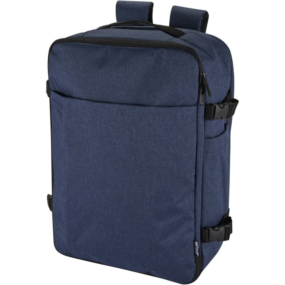 Logotrade profilprodukter bild: Libra 17 " ryggsäck för handbagage av återvunnen GRS, 25 l