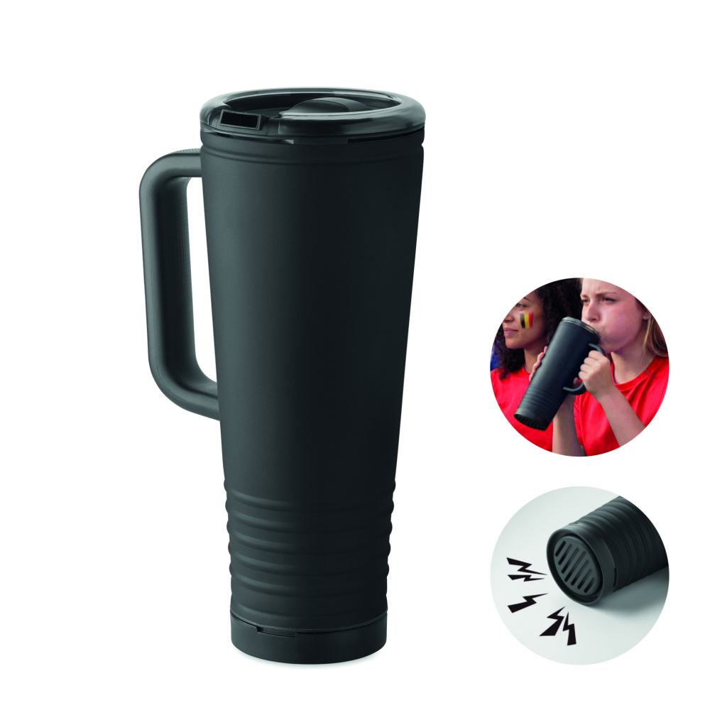 Logotrade profilprodukter bild: Howler Cup w handle 700ml